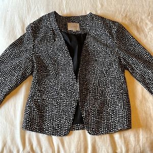 🎉 SALE 🎉 Loft 3/4 Sleeve B&W Blazer
